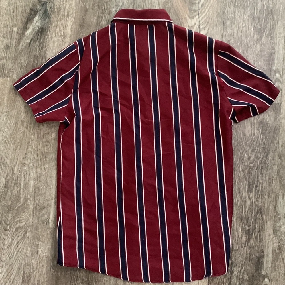 Striped Button Down Shirt - Picture 2 of 3